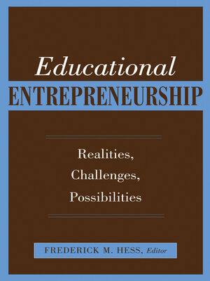 cover image of Educational Entrepreneurship